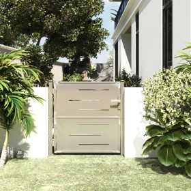 Stainless steel garden gate 100x100 cm by vidaXL, garden gates - Ref: Foro24-316860, Price: 185,99 €, Discount: %