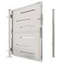 Puerta de jardín de acero inoxidable 100x100 cm de vidaXL, Puertas de jardín - Ref: Foro24-316860, Precio: 185,99 €, Descuent...