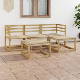 Gartenmöbel-Set 5-teilig grün imprägniertes Kiefernholz von vidaXL, Gartensets - Ref: Foro24-3065297, Preis: 177,99 €, Rabatt: %