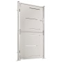 Puerta de jardín de acero inoxidable 100x180 cm de vidaXL, Puertas de jardín - Ref: Foro24-316863, Precio: 276,49 €, Descuent...