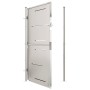 Puerta de jardín de acero inoxidable 100x180 cm de vidaXL, Puertas de jardín - Ref: Foro24-316863, Precio: 276,49 €, Descuent...