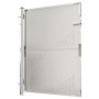 Puerta de valla de jardín acero gris inoxidable 100x125 cm de vidaXL, Puertas de jardín - Ref: Foro24-316866, Precio: 160,74 ...