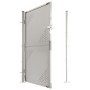 Puerta de jardín de acero inoxidable 100x150 cm de vidaXL, Puertas de jardín - Ref: Foro24-316867, Precio: 205,23 €, Descuent...