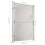 Puerta de jardín de acero inoxidable 100x150 cm de vidaXL, Puertas de jardín - Ref: Foro24-316867, Precio: 205,23 €, Descuent...