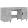 Concrete gray engineered wood desk 140x50x75 cm by vidaXL, Desks - Ref: Foro24-829568, Price: 116,04 €, Discount: %