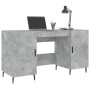 Concrete gray engineered wood desk 140x50x75 cm by vidaXL, Desks - Ref: Foro24-829568, Price: 116,04 €, Discount: %