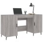 Escritorio madera de ingeniería gris Sonoma 140x50x75 cm de vidaXL, Escritorios - Ref: Foro24-829570, Precio: 119,80 €, Descu...