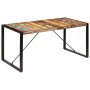 Recycled solid wood dining table 160x80x75 cm by vidaXL, Kitchen and dining tables - Ref: Foro24-247418, Price: 307,34 €, Dis...