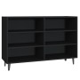 Aparador de madera contrachapada negro 103,5x35x70 cm de vidaXL, Aparadores - Ref: Foro24-806041, Precio: 72,47 €, Descuento: %