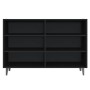 Aparador de madera contrachapada negro 103,5x35x70 cm de vidaXL, Aparadores - Ref: Foro24-806041, Precio: 72,47 €, Descuento: %