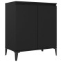 Black plywood sideboard 60x35x70 cm by vidaXL, Sideboards - Ref: Foro24-806077, Price: 63,51 €, Discount: %