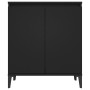 Black plywood sideboard 60x35x70 cm by vidaXL, Sideboards - Ref: Foro24-806077, Price: 63,51 €, Discount: %