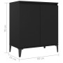 Black plywood sideboard 60x35x70 cm by vidaXL, Sideboards - Ref: Foro24-806077, Price: 63,51 €, Discount: %