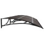 Black polycarbonate door canopy 300x100 cm by vidaXL, Awnings - Ref: Foro24-153575, Price: 108,21 €, Discount: %