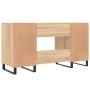 Sonoma oak engineered wood desk 140x50x75 cm by vidaXL, Desks - Ref: Foro24-829575, Price: 131,56 €, Discount: %