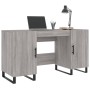 Escritorio madera de ingeniería gris Sonoma 140x50x75 cm de vidaXL, Escritorios - Ref: Foro24-829578, Precio: 128,43 €, Descu...