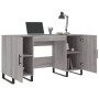 Escritorio madera de ingeniería gris Sonoma 140x50x75 cm de vidaXL, Escritorios - Ref: Foro24-829578, Precio: 128,43 €, Descu...