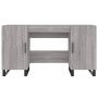 Escritorio madera de ingeniería gris Sonoma 140x50x75 cm de vidaXL, Escritorios - Ref: Foro24-829578, Precio: 128,43 €, Descu...