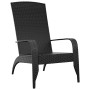 Adirondack garden chair black synthetic rattan by vidaXL, Garden chairs - Ref: Foro24-319694, Price: 100,07 €, Discount: %