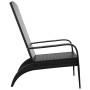 Adirondack garden chair black synthetic rattan by vidaXL, Garden chairs - Ref: Foro24-319694, Price: 100,07 €, Discount: %