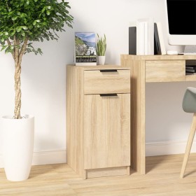 Sonoma oak plywood desk cabinet by vidaXL, Lockers and storage cabinets - Ref: Foro24-811505, Price: 58,46 €, Discount: %