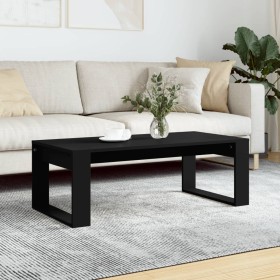 Engineered wood black coffee table 102x50x35 cm by vidaXL, Coffee table - Ref: Foro24-823359, Price: 48,69 €, Discount: %