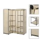 Cream corner cabinet 130x87x169 cm by vidaXL, Wardrobes - Ref: Foro24-282451, Price: 61,31 €, Discount: %