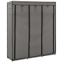 Wardrobe with compartments and rods gray fabric 150x45x175 cm by vidaXL, Wardrobes - Ref: Foro24-282456, Price: 44,18 €, Disc...