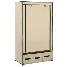 Cream fabric wardrobe 87x49x159 cm by vidaXL, Wardrobes - Ref: Foro24-282459, Price: 59,35 €, Discount: %