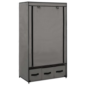 Gray fabric wardrobe 87x49x159 cm by vidaXL, Wardrobes - Ref: Foro24-282460, Price: 60,86 €, Discount: %