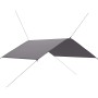 Gray outdoor tarpaulin 4x4 m by vidaXL, Umbrellas - Ref: Foro24-93063, Price: 48,99 €, Discount: %