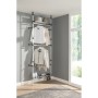 Telescopic closet system with bars and aluminum shelf by vidaXL, Wardrobes - Ref: Foro24-321114, Price: 59,93 €, Discount: %