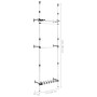 Telescopic closet system with bars and aluminum shelf by vidaXL, Wardrobes - Ref: Foro24-321114, Price: 59,93 €, Discount: %