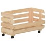 Carrito para verduras madera maciza de pino 37x30x80 cm de vidaXL, Carros de cocina y comedor - Ref: Foro24-327325, Precio: 6...