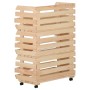 Vegetable cart solid pine wood 57x30x80 cm by vidaXL, Kitchen and dining carts - Ref: Foro24-327326, Price: 79,38 €, Discount: %