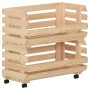 Vegetable cart solid pine wood 57x30x80 cm by vidaXL, Kitchen and dining carts - Ref: Foro24-327326, Price: 79,38 €, Discount: %