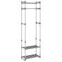 Clothing rack 3 levels silver aluminum 59x29x192 cm by vidaXL, Dresser Organizers and Bar Hangers - Ref: Foro24-344385, Price...