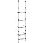 Telescopic garden shelving 3 shelves silver aluminum by vidaXL, Storage containers - Ref: Foro24-344386, Price: 46,68 €, Disc...