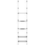 Telescopic garden shelving 3 shelves silver aluminum by vidaXL, Storage containers - Ref: Foro24-344386, Price: 46,68 €, Disc...