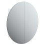 Bathroom cabinet with round mirror and white LED 54x54x17.5 cm by vidaXL, bathroom vanities - Ref: Foro24-345587, Price: 142,...