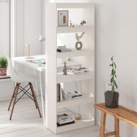 Shelf / room divider made of white pine wood 60x30x167.5cm by vidaXL, Bookcases and shelves - Ref: Foro24-808174, Price: 97,9...