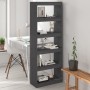 Gray pine wood shelving/space divider 60x30x167.5 cm by vidaXL, Bookcases and shelves - Ref: Foro24-808175, Price: 71,04 €, D...