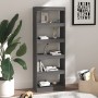 Gray pine wood shelving/space divider 60x30x167.5 cm by vidaXL, Bookcases and shelves - Ref: Foro24-808175, Price: 71,04 €, D...