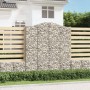 Cestas de gaviones 4 uds forma de arco hierro 200x50x220/240 cm de vidaXL, Maceteros y jardineras - Ref: Foro24-3145768, Prec...