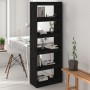 Black pine wood shelving/space divider 60x30x167.5 cm by vidaXL, Bookcases and shelves - Ref: Foro24-808177, Price: 97,49 €, ...