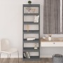 Gray pine wood shelving/space divider 60x30x199.5 cm by vidaXL, Bookcases and shelves - Ref: Foro24-808180, Price: 93,35 €, D...