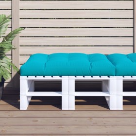 Turquoise fabric cushion for pallets 120x80x12 cm by vidaXL, Cushions for chairs and sofas - Ref: Foro24-360534, Price: 52,99...