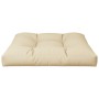 Cojín para sofá de palets beige 70x70x12 cm de vidaXL, Cojines para sillas y sofás - Ref: Foro24-314391, Precio: 31,81 €, Des...