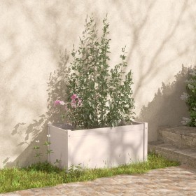 Solid white pine wood planter 100x50x50 cm by vidaXL, Pots and planters - Ref: Foro24-810726, Price: 65,33 €, Discount: %