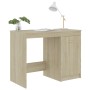 Escritorio madera contrachapada color roble Sonoma 100x50x76 cm de vidaXL, Escritorios - Ref: Foro24-801799, Precio: 79,86 €,...